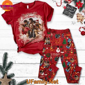 All I Want For Christmas Bruce Springsteen T Shirt Pajama Set 5