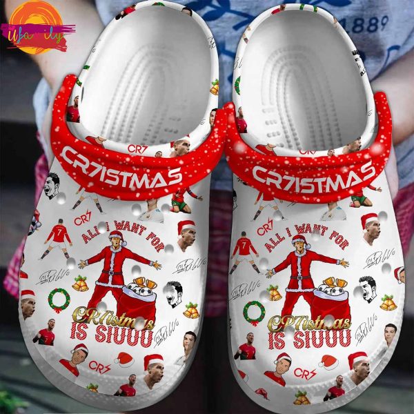 All I Want For Christmas Is Siuuu CR7 Cristiano Ronaldo Crocs