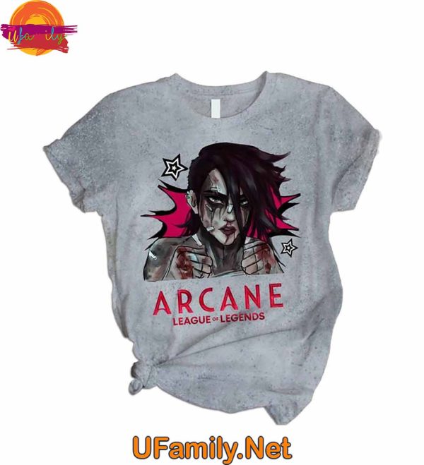 Arcane League Of Legends T-Shirt Pajama Set