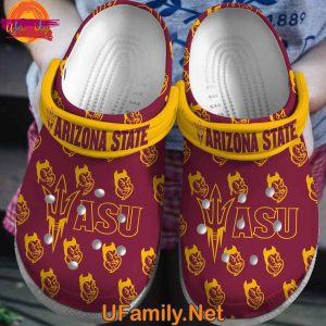 Arizona State Sun Devil Football NCAA Crocs Shoes 1