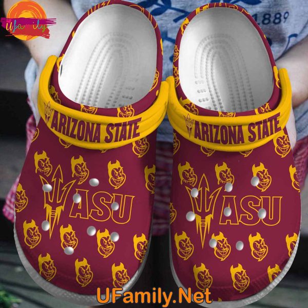 Arizona State Sun Devil Football NCAA Crocs Shoes