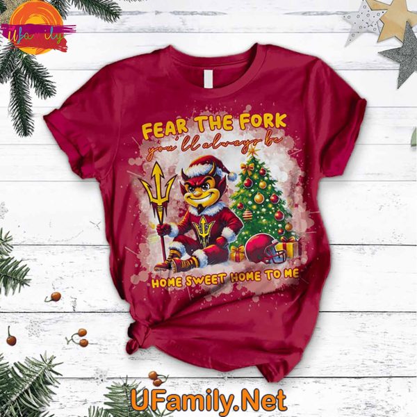 Arizona State Sun Devils Fear the Fork T Shirt Pajama Set