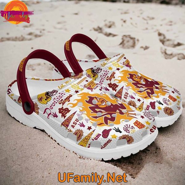 Arizona State Sun Devils football Crocs Shoes – Custom Name