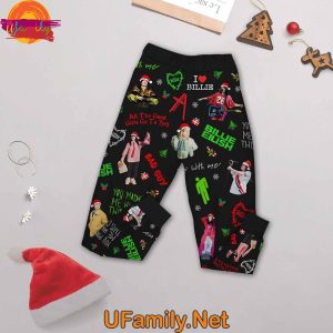 Billie Eilish Christmas Merch T Shirt Pajama 3