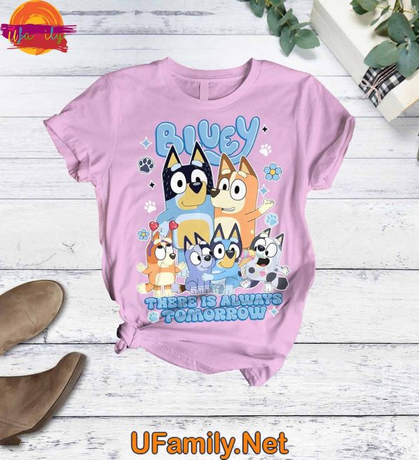 Bluey There Is Tomorrow Always T Shirt Pajama Set