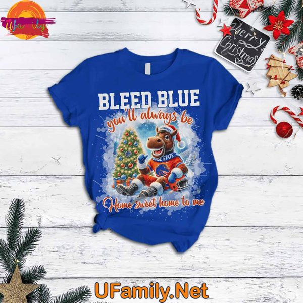 Boise State Broncos Home Sweet Home to Me T Shirt Pajama Set