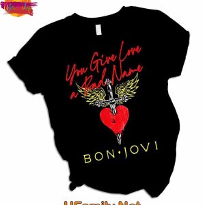 Bon Jovi T Shirt Pajama Set – You Give Love A Bad Name