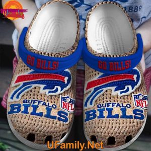 Buffalo Bills Knit Effect Crocs For Sale