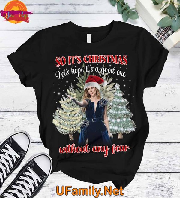 Celine Dion Christmas T Shirt Pajamas