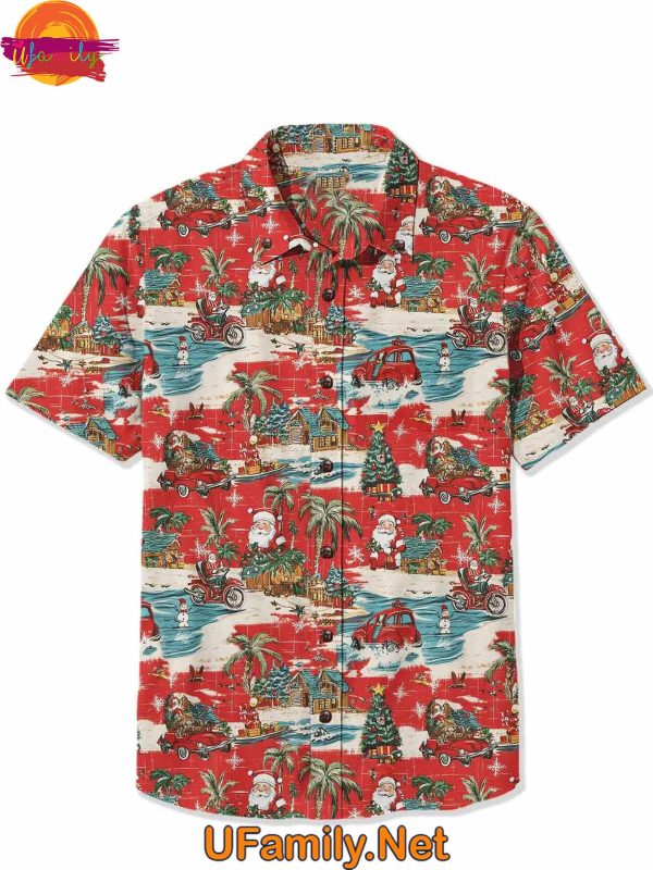 Christmas At The Beach Hawaiian Shirt