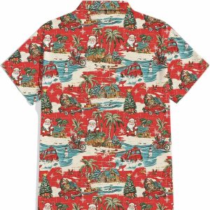 Christmas At The Beach Hawaiian Shirt