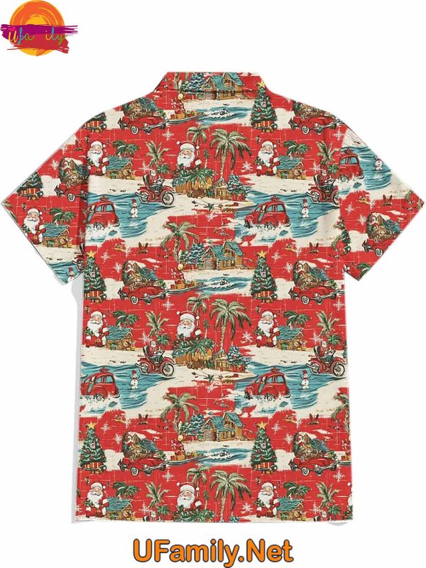 Christmas At The Beach Hawaiian Shirt