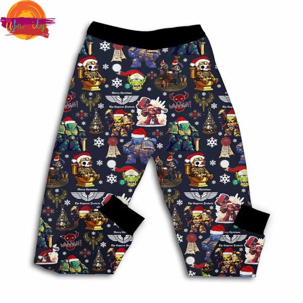 Christmas Space Marine T Shirt Pajama Set