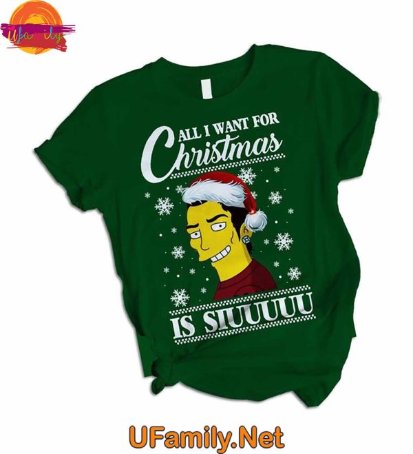 Cristiano Ronaldo Christmas T Shirt Pajama Set – Meme Is Siu