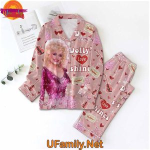 Dolly Parton Shine Pajama Set 1