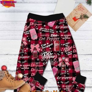 Dr Pepper Bougie Grinch T Shirt Pajama Set 3