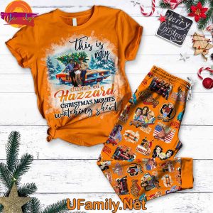 Dukes of Hazzard Christmas T Shirt Pajama Set 2