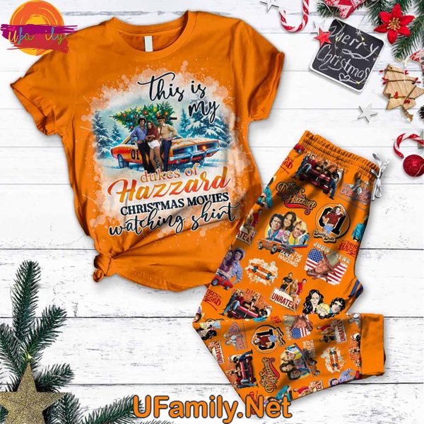 Dukes of Hazzard Christmas T Shirt Pajama Set