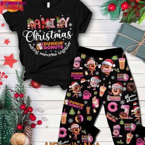 Dunkin Donut Family Christmas T Shirt Pajamas – Making Memories Together