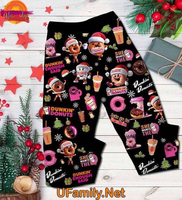 Dunkin Donut Family Christmas T Shirt Pajamas – Making Memories Together