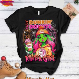 Dunkin Donuts Girl Grinch T Shirt Pajama Sets