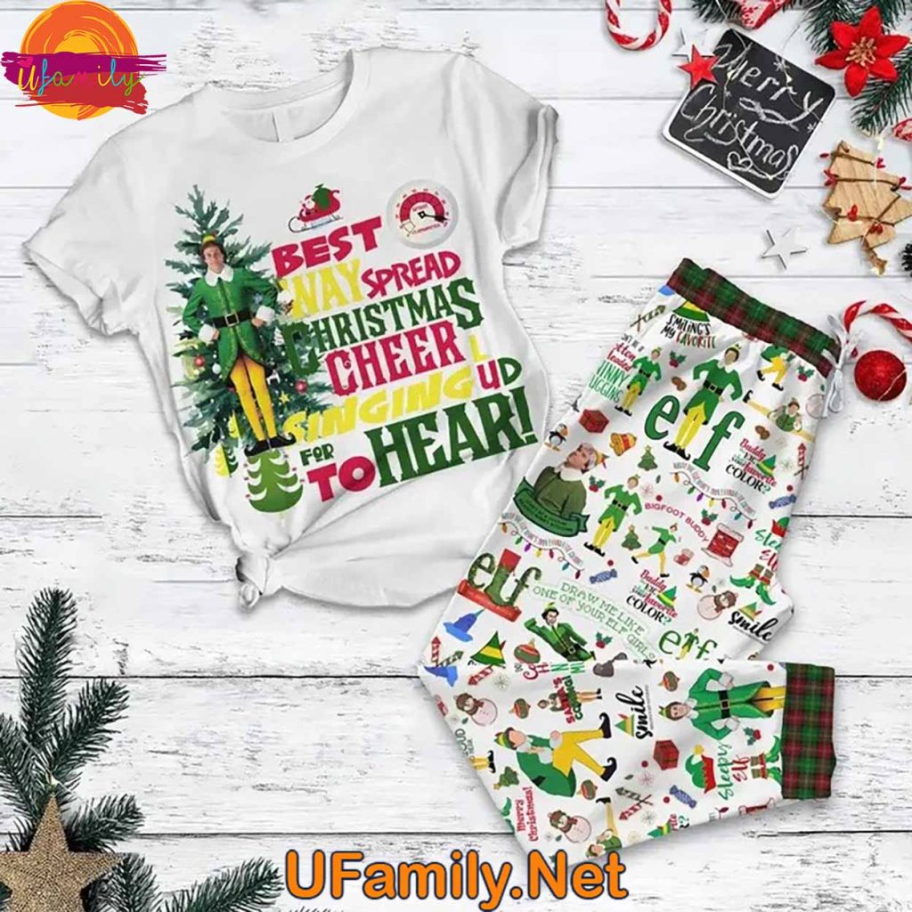 Elf T-Shirt Pajama The Best Way to Spread Christmas Cheer