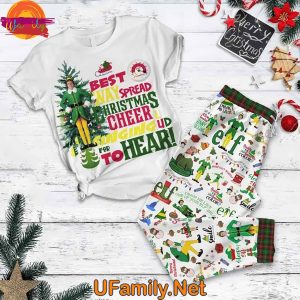 Elf T Shirt Pajama The Best Way to Spread Christmas Cheer 1