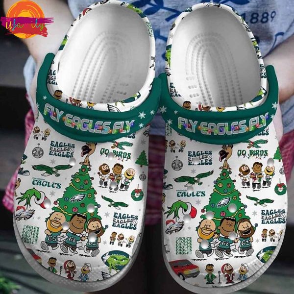 Fly Eagles Fly The Philadelphia Eagles Christmas Crocs Shoes