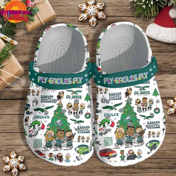 Fly Eagles Fly The Philadelphia Eagles Christmas Crocs Shoes