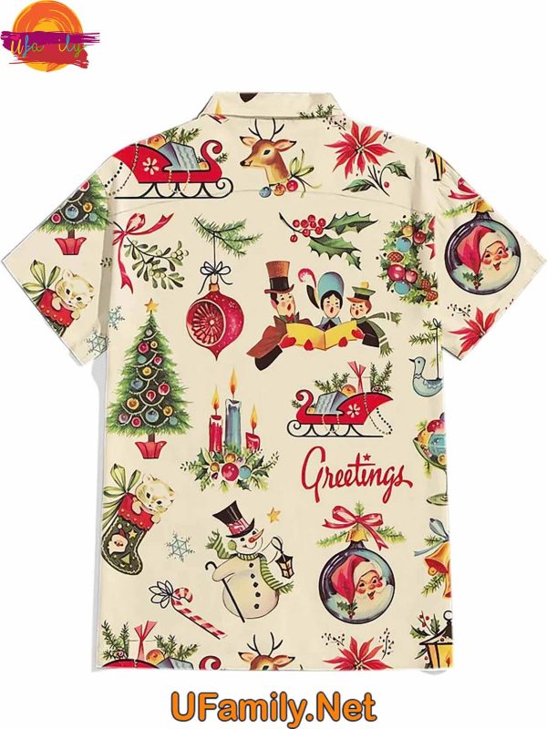 Greeting Christmas Hawaiian Shirt