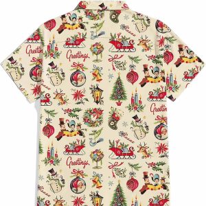 Greeting Christmas Hawaiian Shirt Gifts