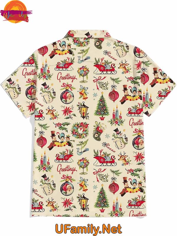 Greeting Christmas Hawaiian Shirt Gifts