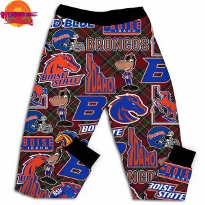 Have Yourself A Broncos Christmas T Shirt Pajama Set 3