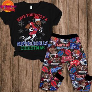 Have Yourself A Buffalo Bills Christmas T Shirt Pajama Set