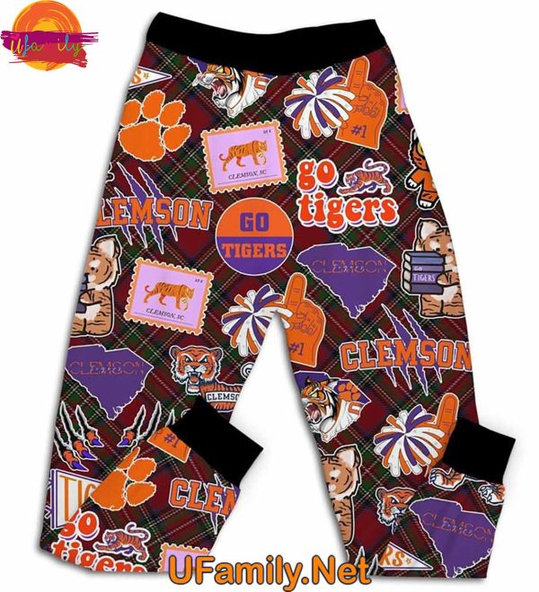 Have Yourself A Clemson Tigers Christmas T Shirt Pajama Set