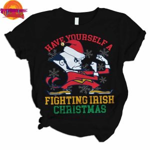 Have Yourself A Fighting Irish Christmas T Shirt Pajama Set