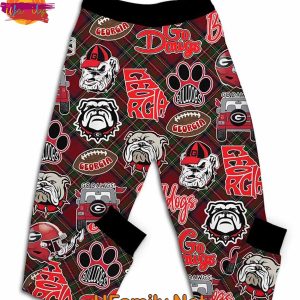 Have Yourself A Georgia Bulldogs Christmas T Shirt Pajama Set 3