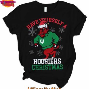 Have Yourself A Indiana Hoosiers Christmas T Shirt Pajama Set