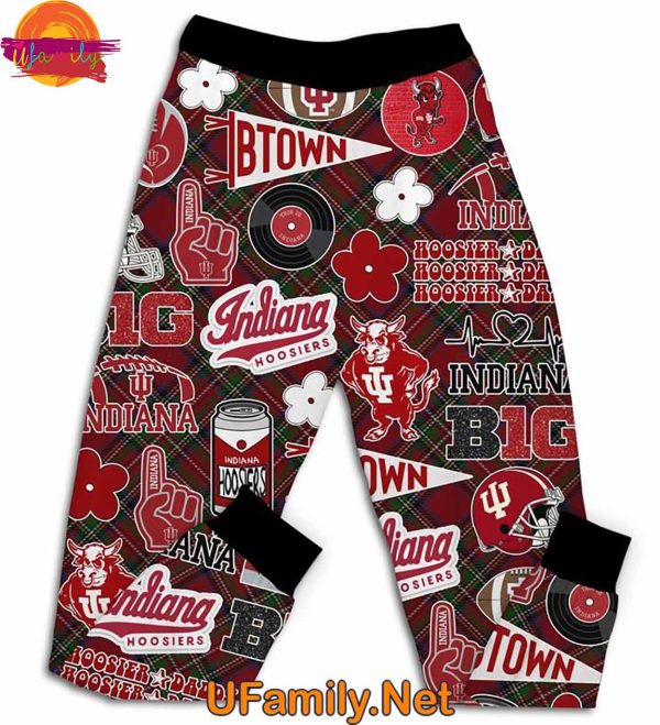 Have Yourself A Indiana Hoosiers Christmas T Shirt Pajama Set