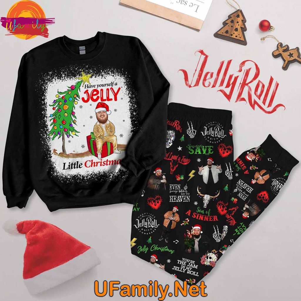 Have Yourself A Jelly Roll Little Christmas Long Sleeve Pajamas