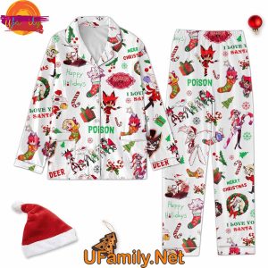 Hazbin Hotel Merry Christmas Pajama Set 2