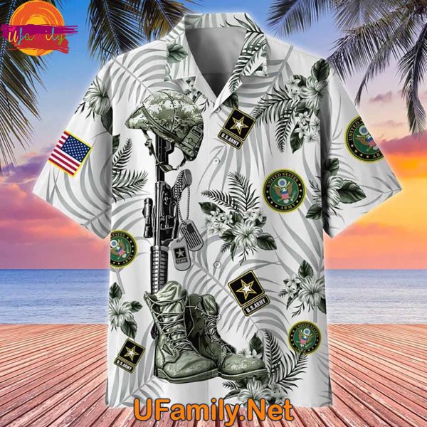 Honoring All Who Served US Veteran Hawaiian Shirt For Men