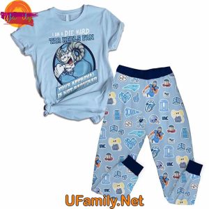 I Am A Die Hard North Carolina Tar Heels Fan Your Approval Is Not Required T Shirt Pajama Set 1