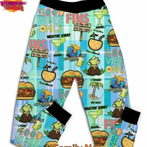 Its 5 oclock somewhere Tropical Parrot T Shirt Pajama Set 3