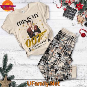 James Bond 007 T Shirt Pajama Set 1