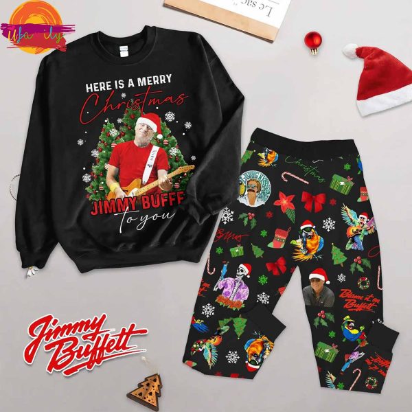 Jimmy Buffett Christmas Music​ Long Sleeve Pajama Set