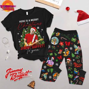 Jimmy Buffett Christmas Music​ T Shirt Pajama Set