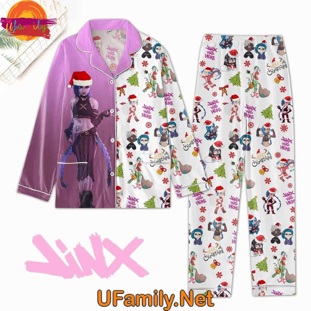 Jinx League Of Legends Arcane Pajama Set