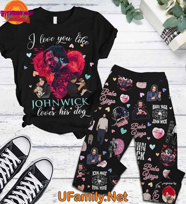 John Wick T Shirt Pajama Set