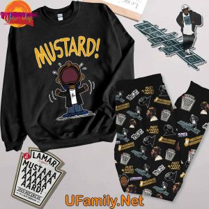 Kendrick Lamar Mustard Long Sleeve Pajama